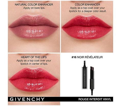 rouge interdit vinyl de givenchy|Givenchy interdit black magic lipstick.